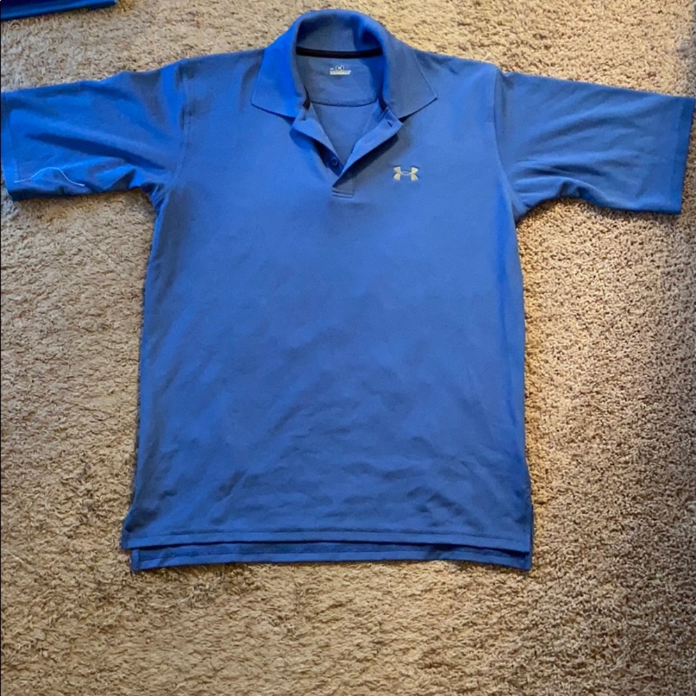 NWOT Blue Under Armour polo